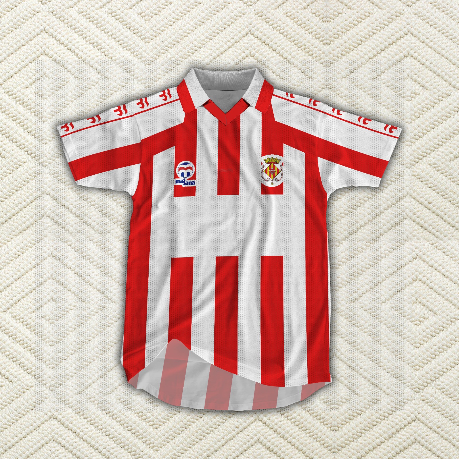 Girona 1993 Camiseta 1ª equipación Futbol Retro