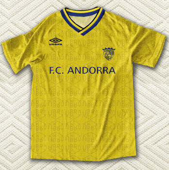 FC Andorra 1999 Camiseta 1ª equipación